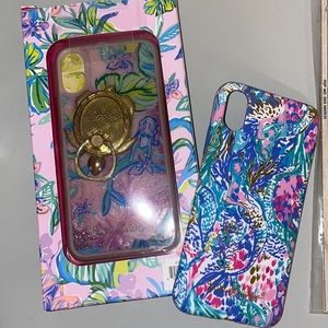 Lilly Pulitzer iPhone x/xs cases and turtle ring